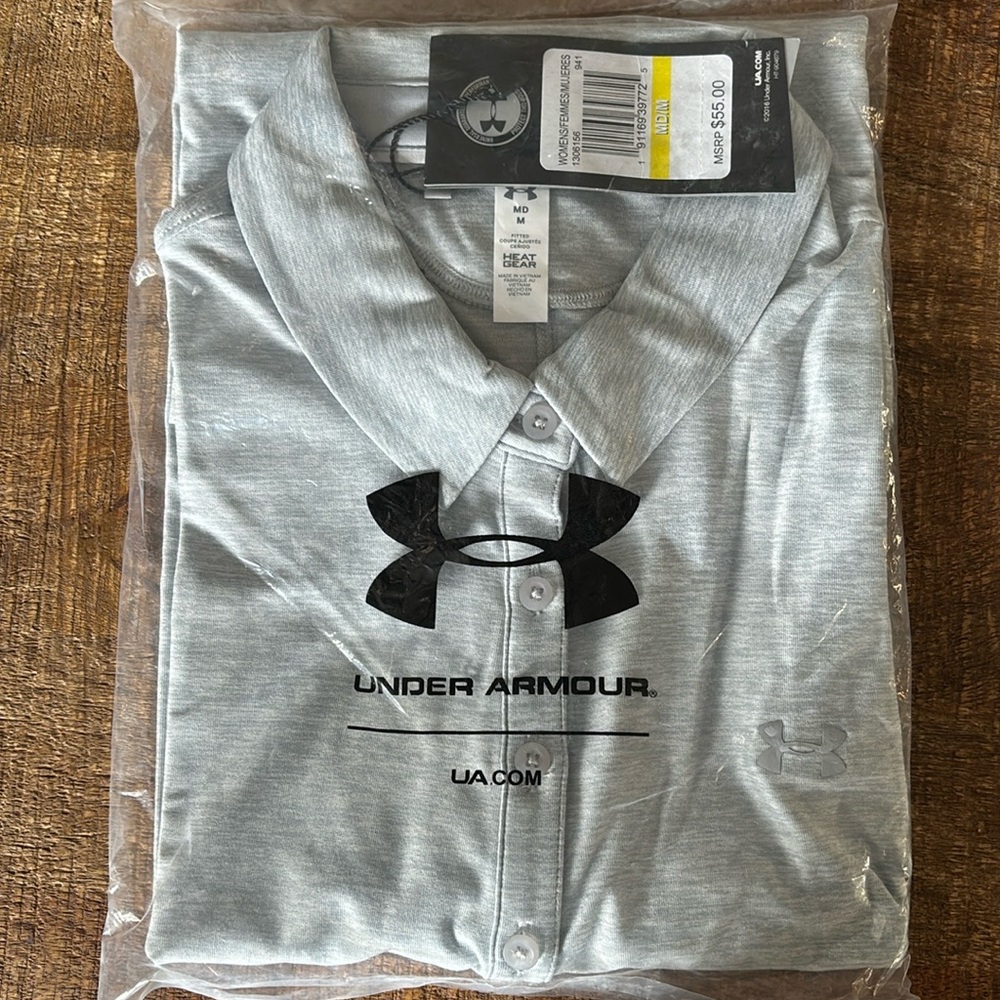 Under Armor Heatgear Sleeveless polo.